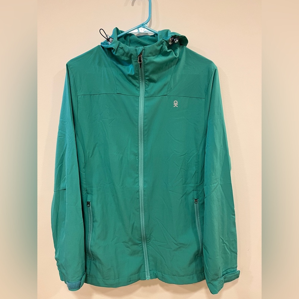 Lightweight green hooded jacket - Picture 2 of 11